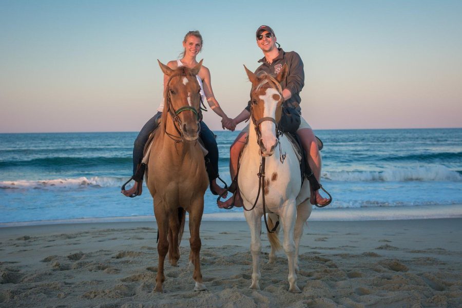Promenades à cheval avec baignade dans la mer Rouge et le désert